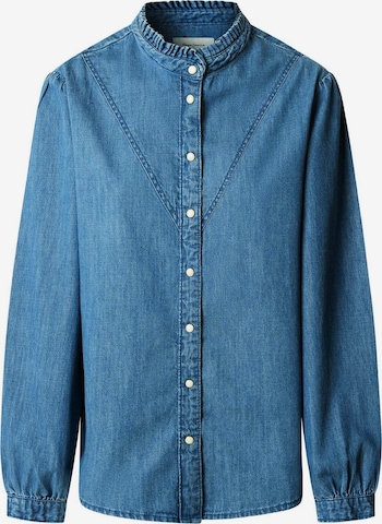 Pepe Jeans Blouse in Blauw: voorkant