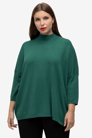 Pull-over Ulla Popken en vert : devant