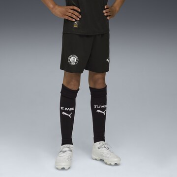 PUMA Regular Sportbroek 'FC St. Pauli 25/26' in Zwart: voorkant
