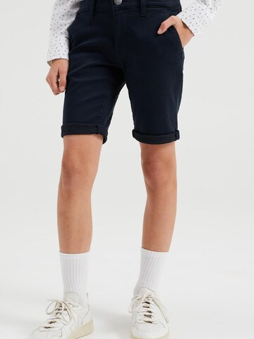 WE Fashion Slimfit Shorts in Blau