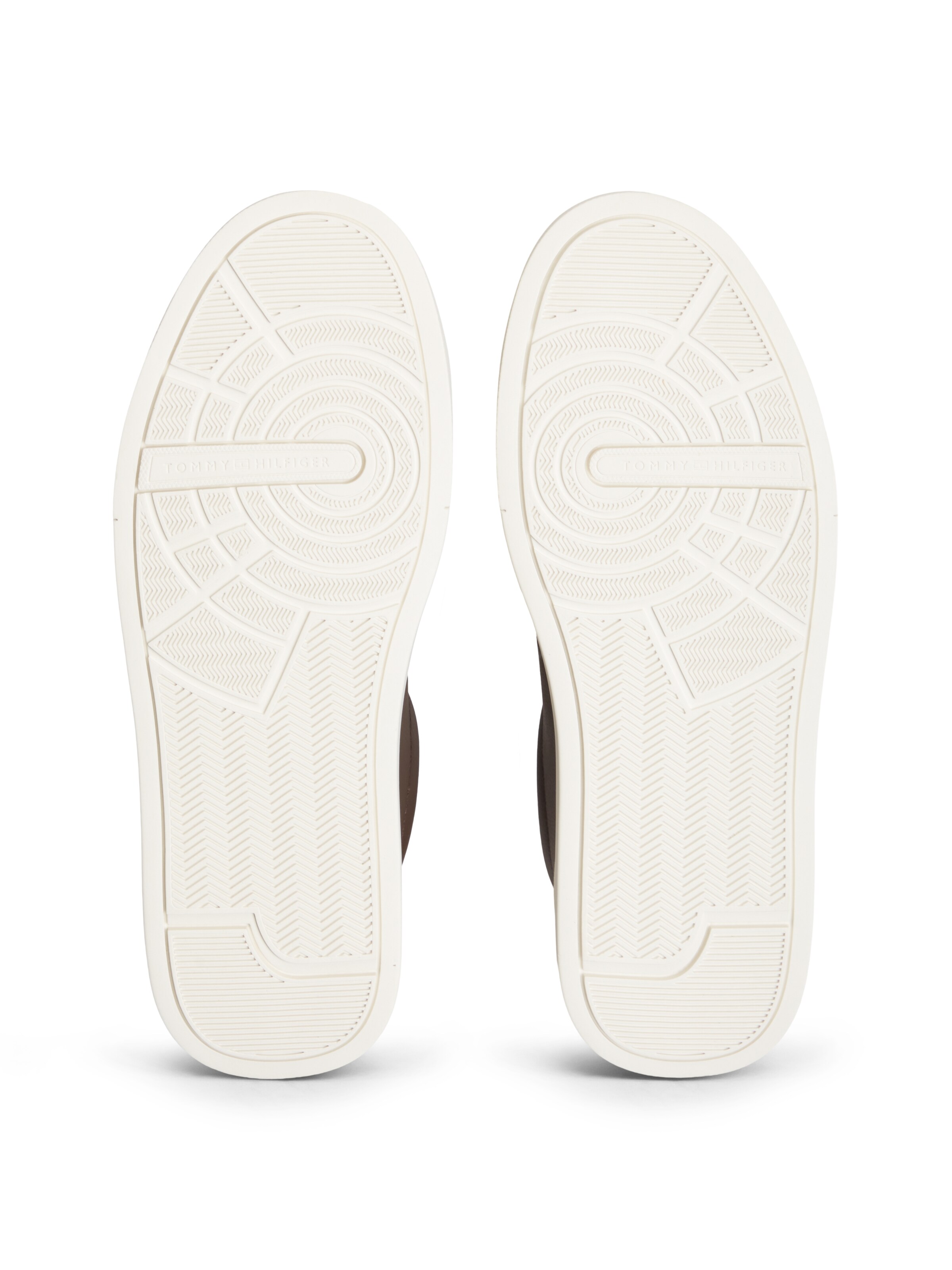 TOMMY HILFIGER Nizke superge 'COURT ESS' | rjava barva
