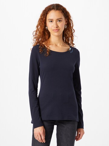 Ragwear Shirt 'FLORAH' in Blauw: voorkant