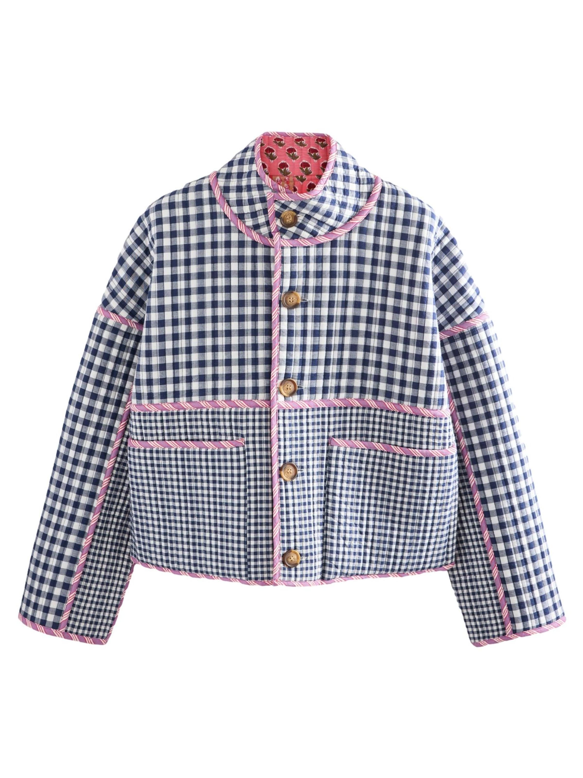 Next - Casaco meia-estação em azul: frente