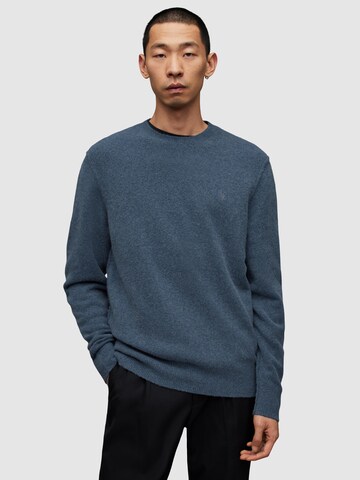 AllSaints - Pullover 'STATTEN' em azul: frente