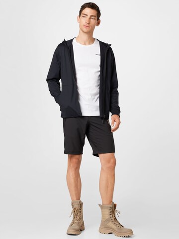 OAKLEY Athletic Zip-Up Hoodie in Black