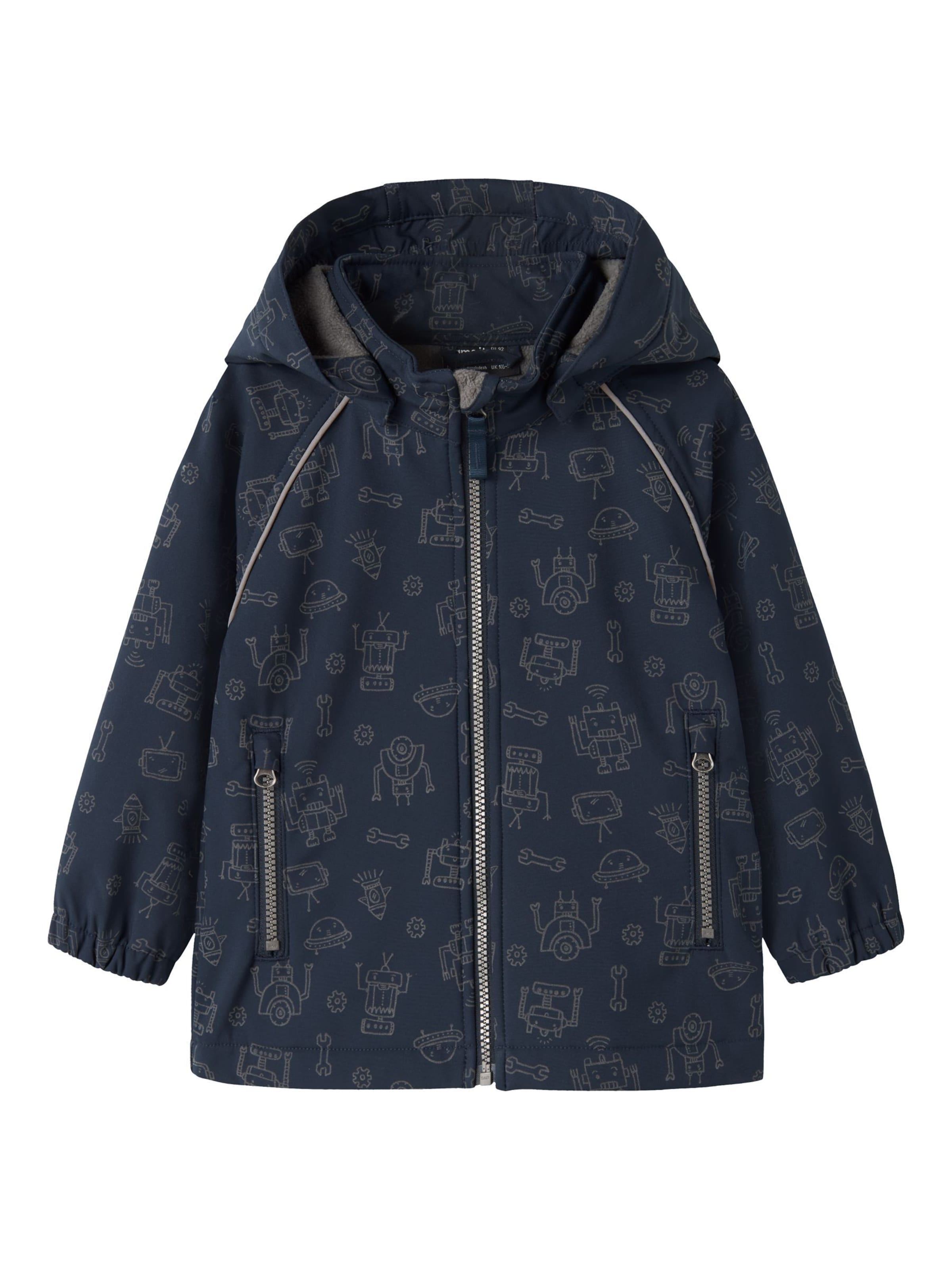 NAME IT - Chaqueta funcional 'NMMALFA08' en azul: frente