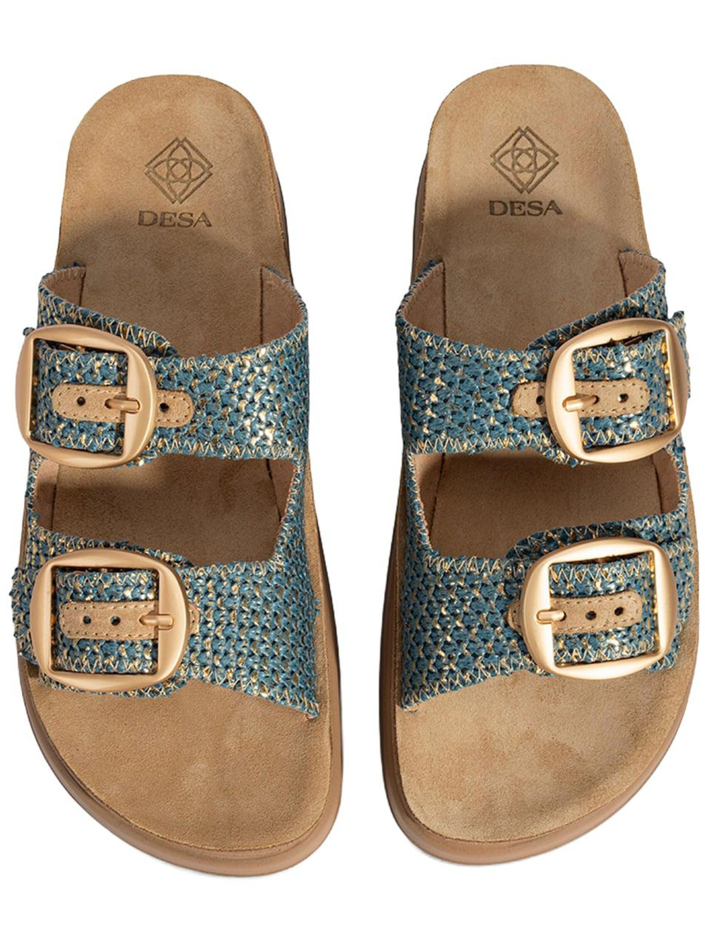 Desa Slipper 'Keilrutschen' in Blue