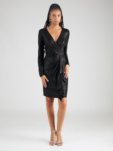 Lauren Ralph Lauren Koktejl obleka 'CINLAIT' | črna barva: sprednja stran