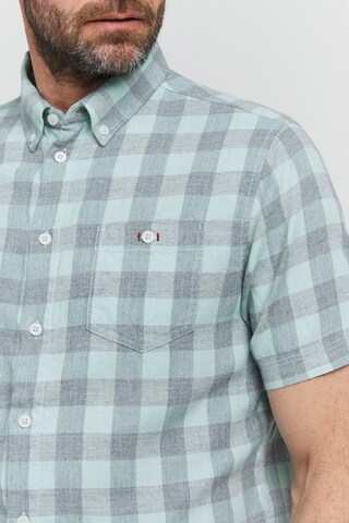 FQ1924 Regular fit Button Up Shirt 'Yaron' in Blue