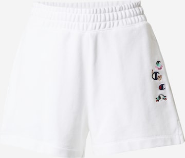 Champion Authentic Athletic Apparel - Pantalón deportivo en blanco: frente