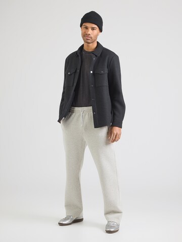 Abercrombie & Fitch Широка кройка Панталон в сиво