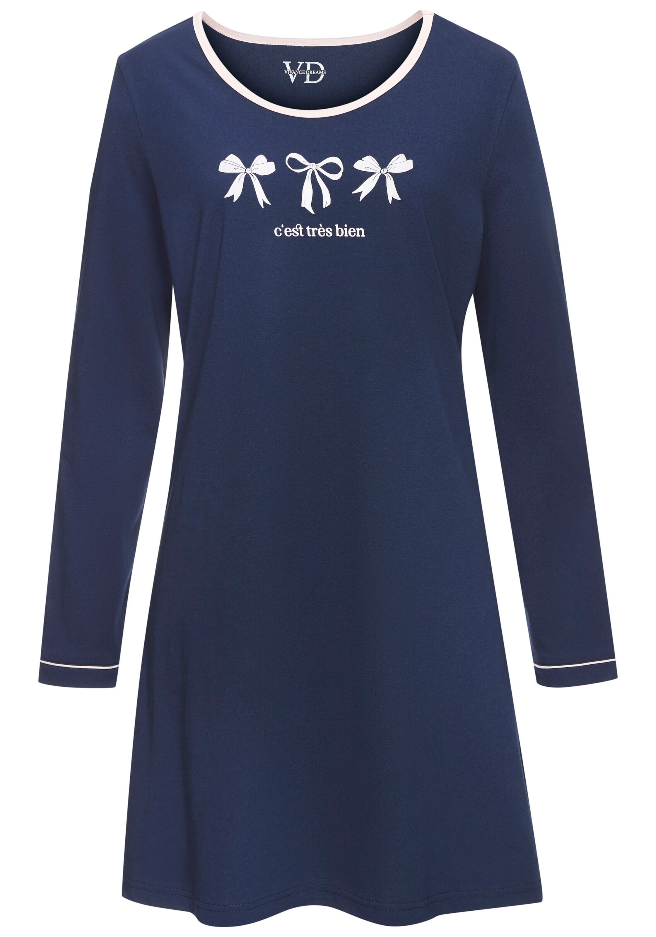 VIVANCE Nightgown in Blue: front