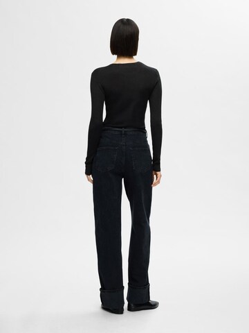 Pull-over 'SLFNaja' SELECTED FEMME en noir