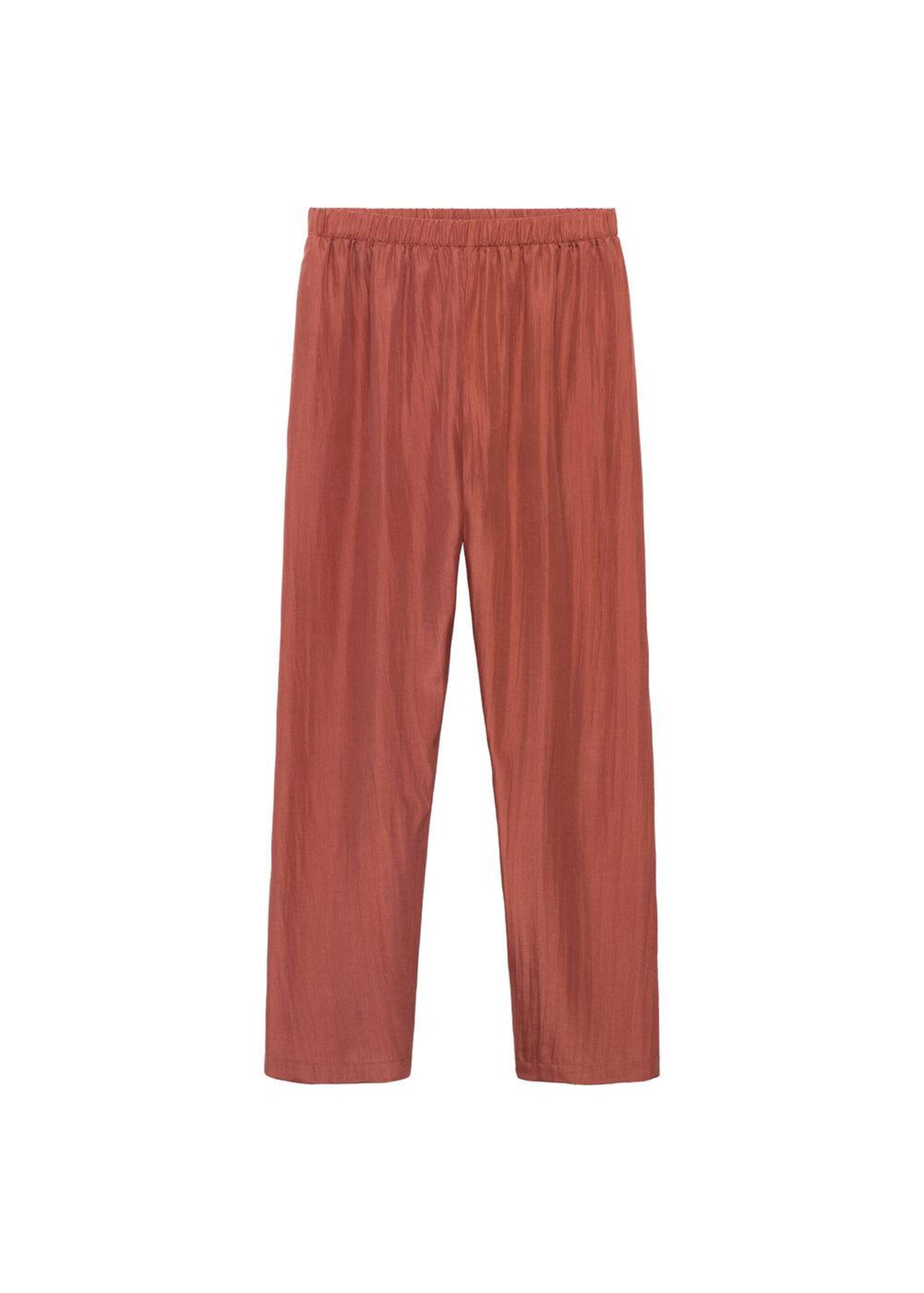 MANGO Pajama Pants 'Habo' in Orange: front