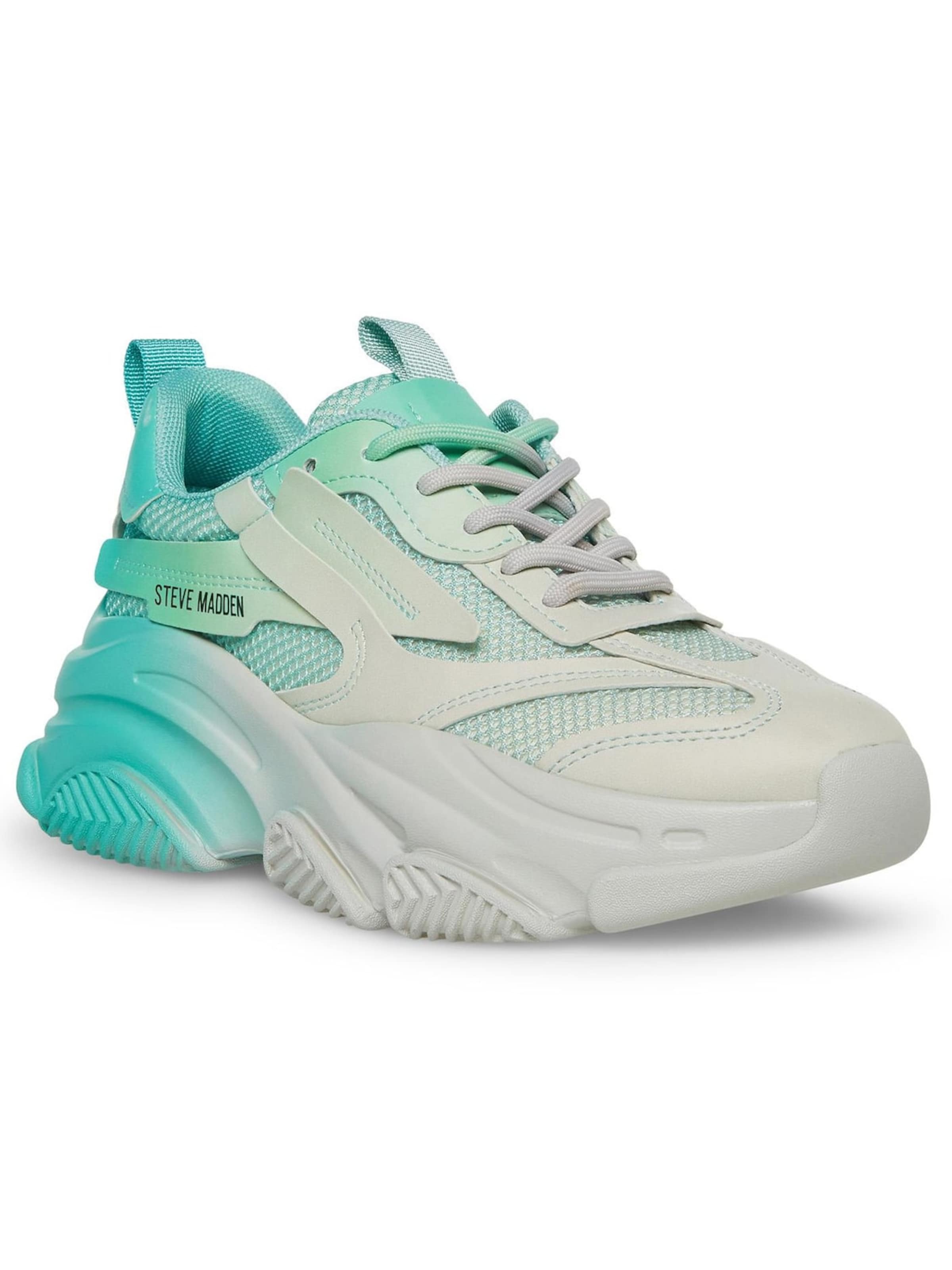 STEVE MADDEN Athletic Lace-Up Shoes 'W Possession Turquoise Multi Shoes' in Mixed colors: front