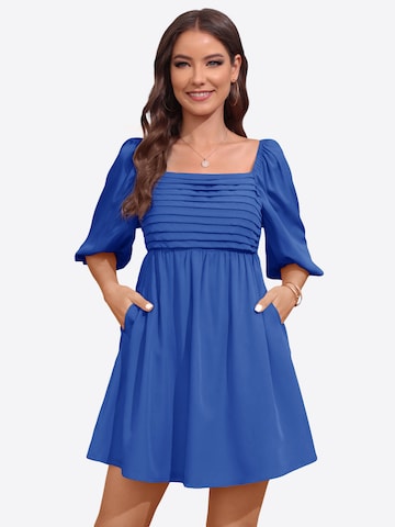 Imily Bela Kleid in Blau: Vorderseite