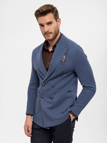 Antioch Regular fit Colbert in Blauw: voorkant