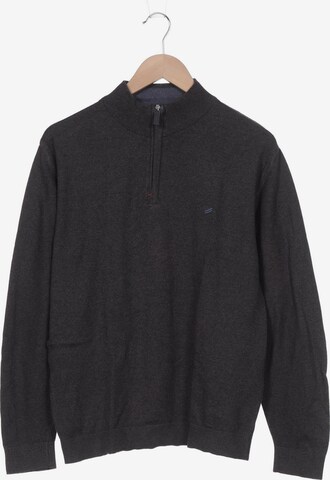 HECHTER PARIS Sweater & Cardigan in L in Grey: front
