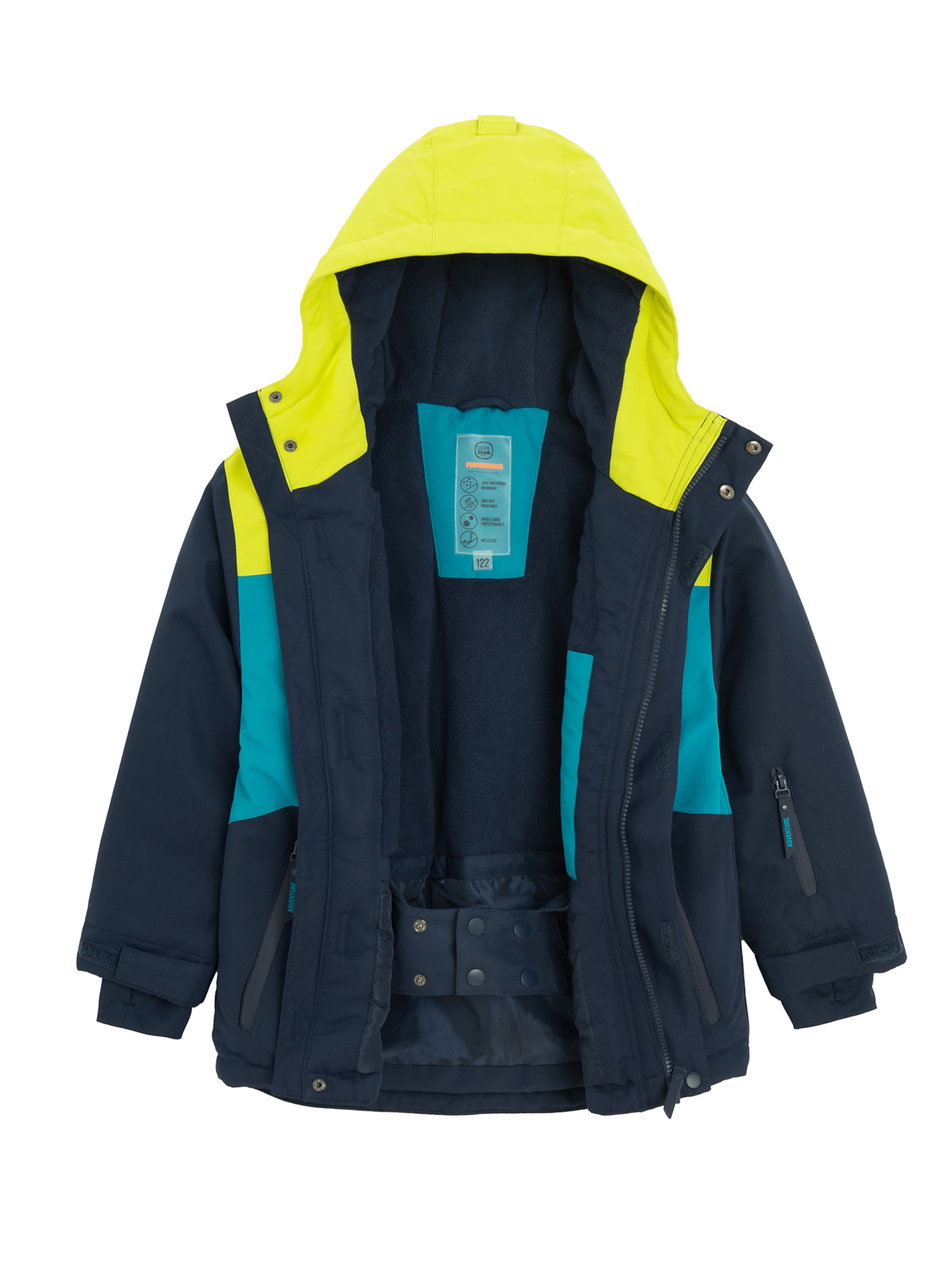 Veste d’hiver Cool Club en mélange de couleurs : devant