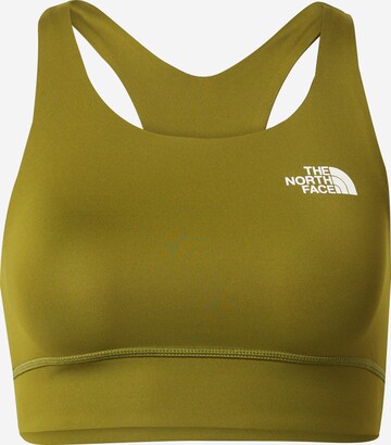 THE NORTH FACE Bustier Sports-BH i grøn: forside