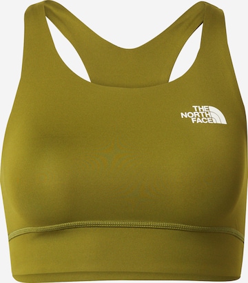 Bustier Soutien-gorge de sport THE NORTH FACE en vert : devant