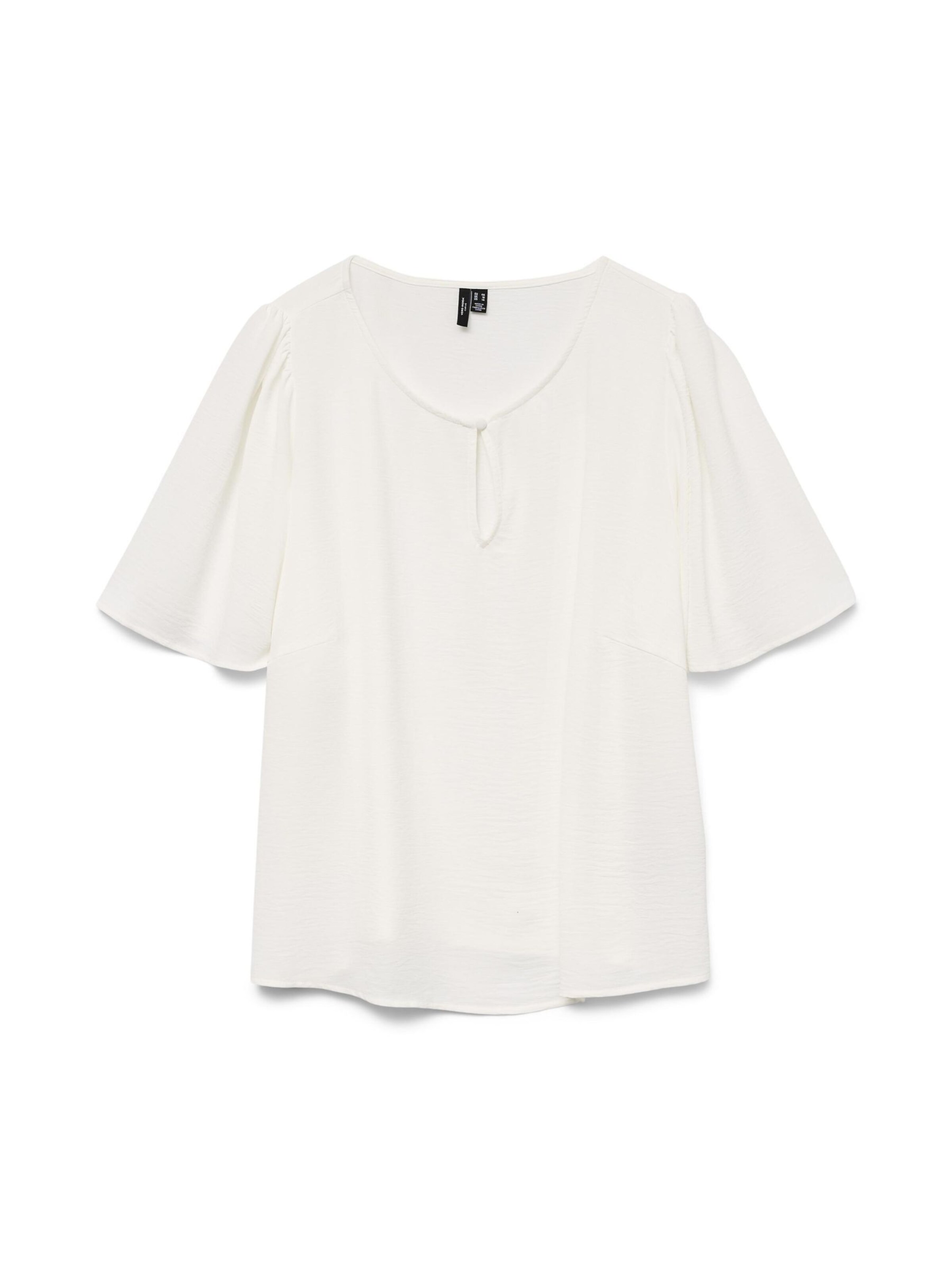 Vero Moda Curve Blouse in Wit: voorkant
