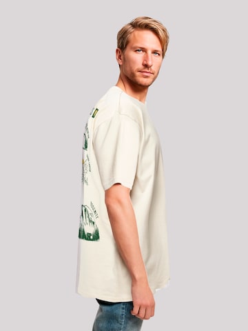 T-Shirt 'US National Parks Montage' F4NT4STIC en beige