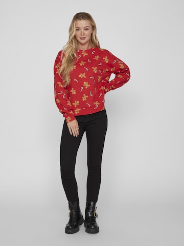 VILA Sweatshirt in Rot