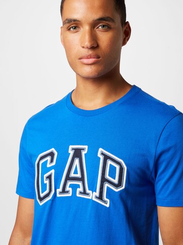 GAP Regular Fit T-Shirt 'BAS' in Blau