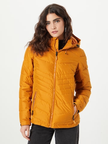 KILLTEC - Chaqueta de montaña en amarillo: frente