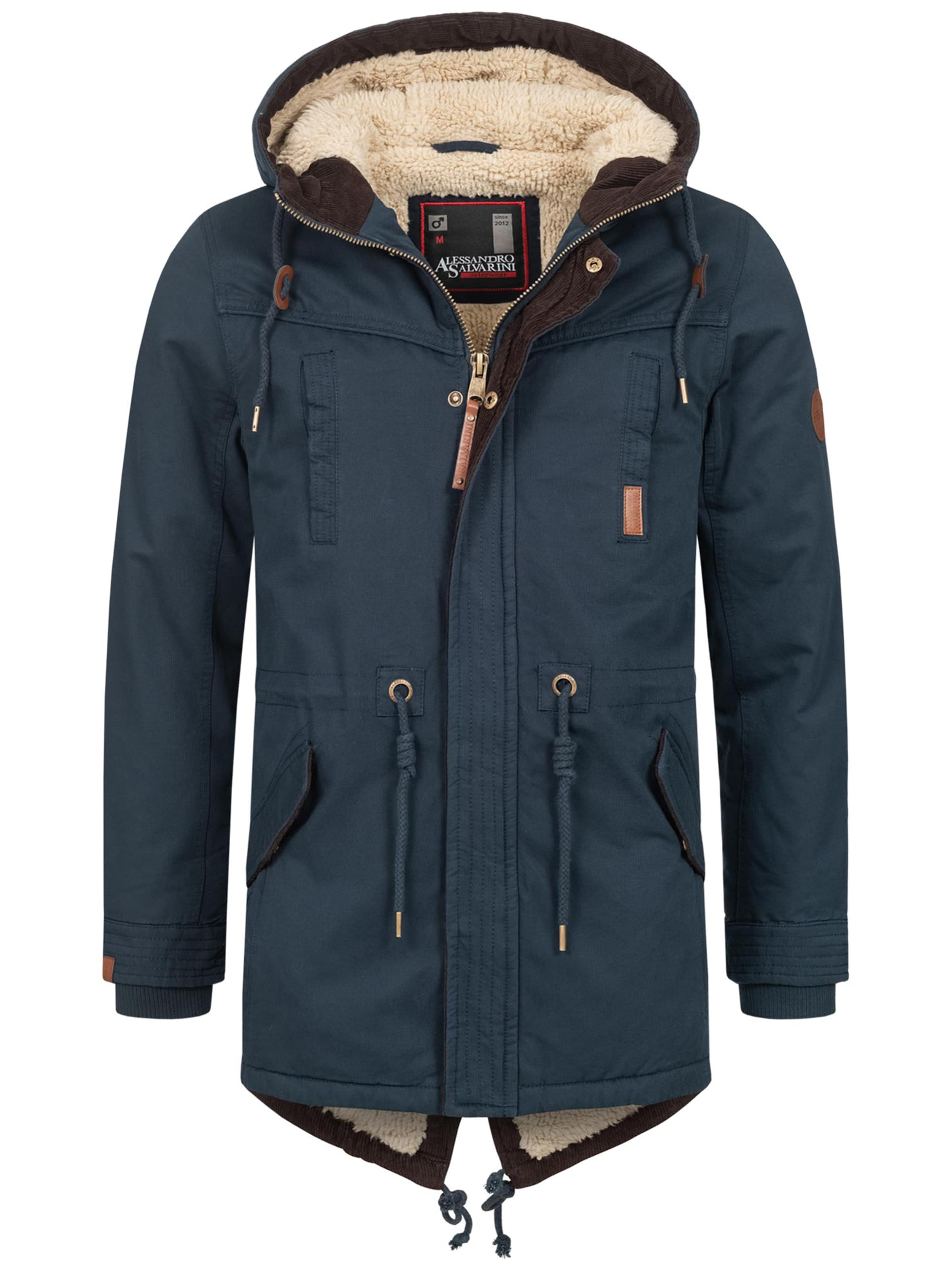 Alessandro Salvarini Winter parka in Blue
