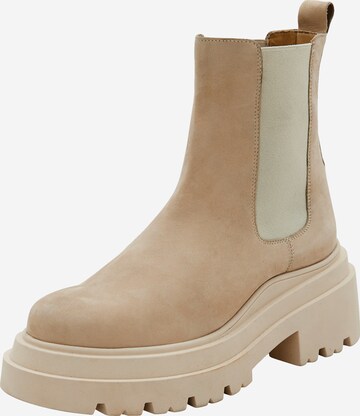 EDITED Stiefeletten 'Doerthe' in Beige: predná strana