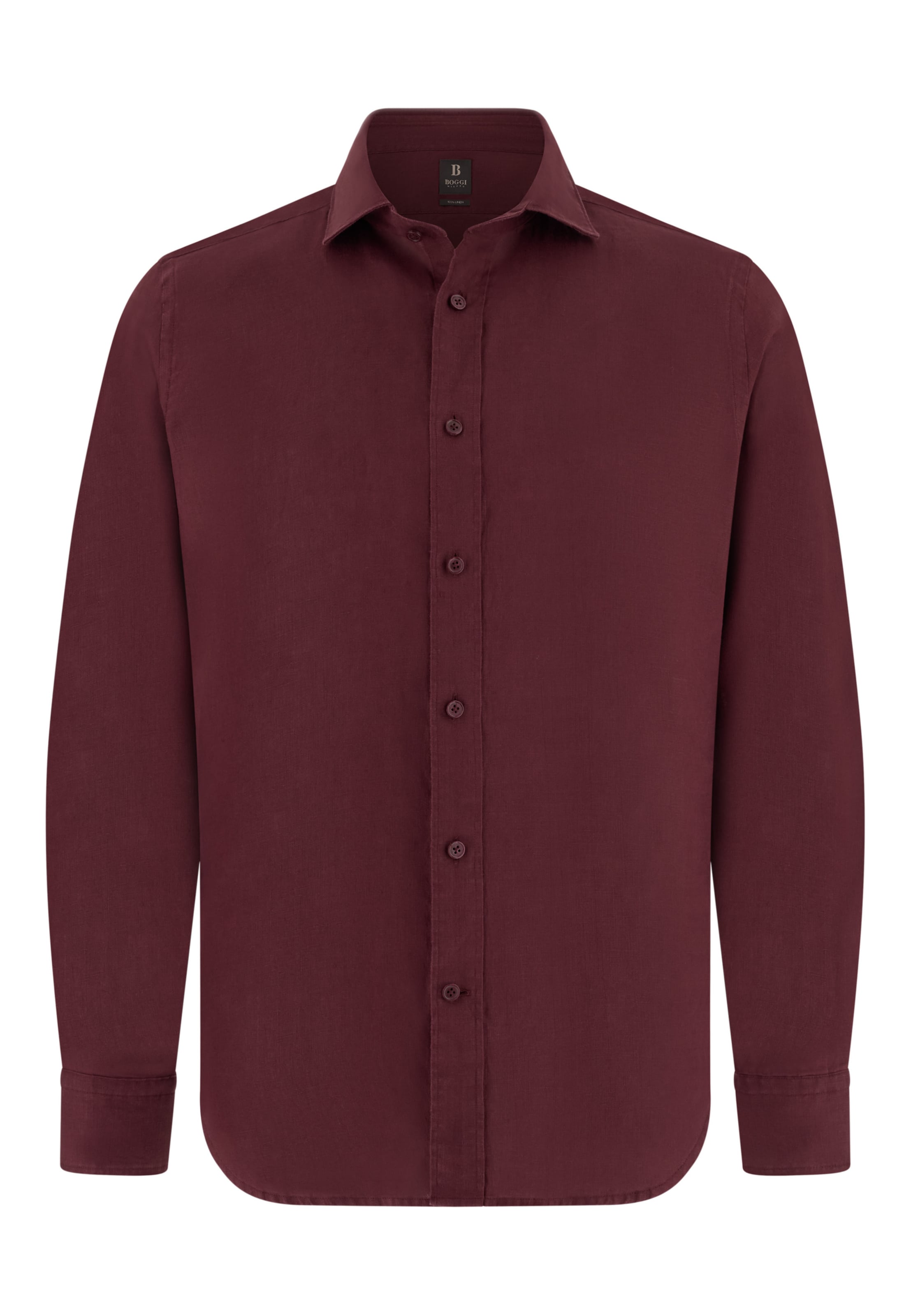 Boggi Milano Hemd in Rot: Vorderseite