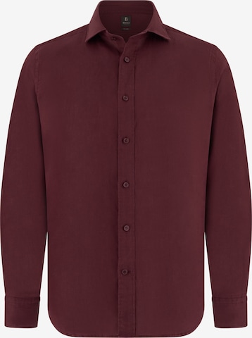 Boggi Milano Hemd in Rot: Vorderseite