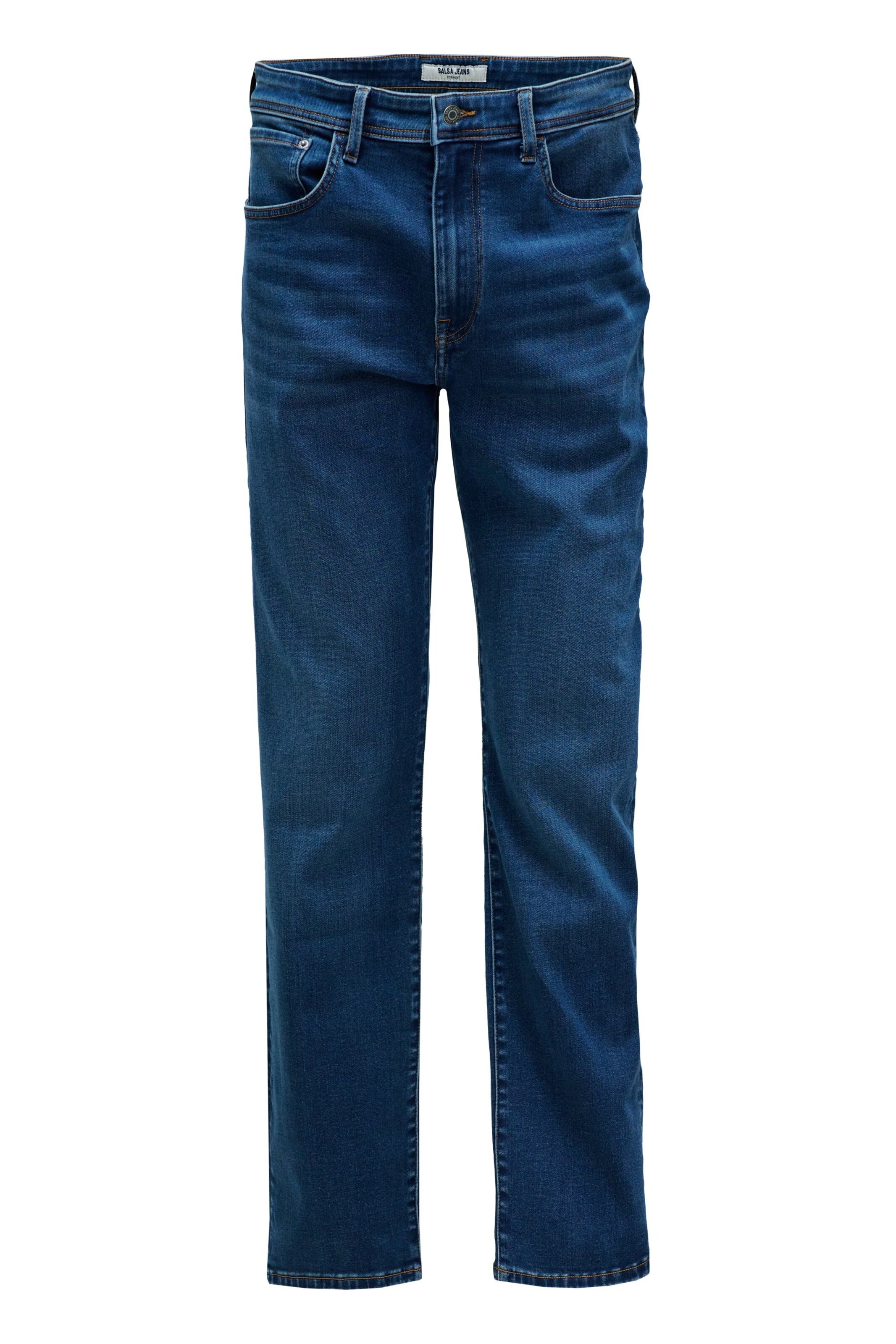 Salsa Jeans Regular Jeans in Blauw: voorkant