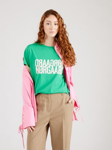 MADS NORGAARD COPENHAGEN T-Shirt in Grün: Vorderseite