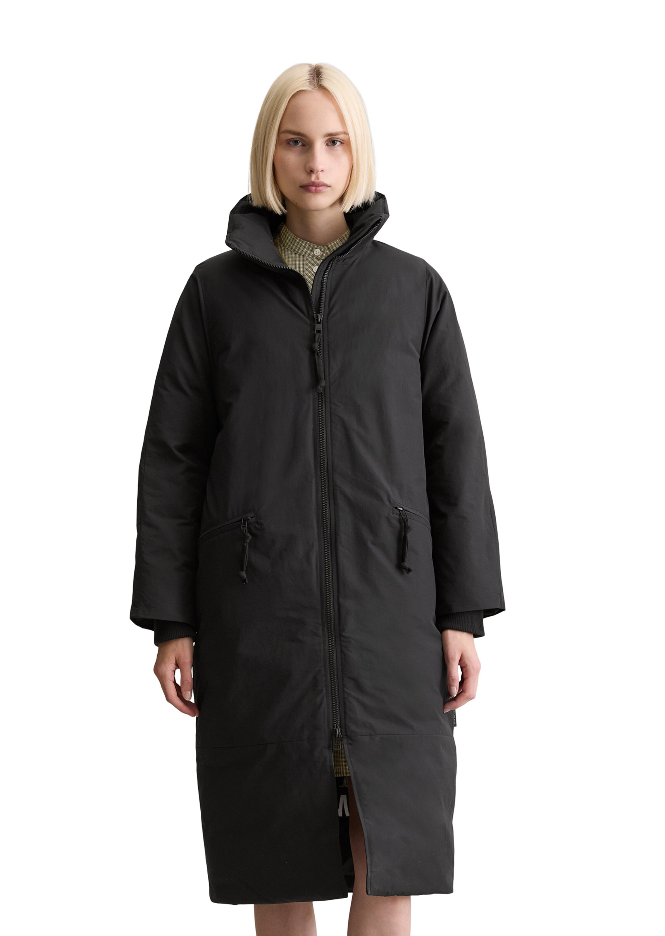 Marc O'Polo DENIM Winter coat in Black: front