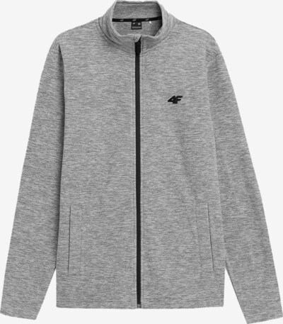 4F Veste en polaire fonctionnelle 'M120' en gris chiné / noir, Vue avec produit