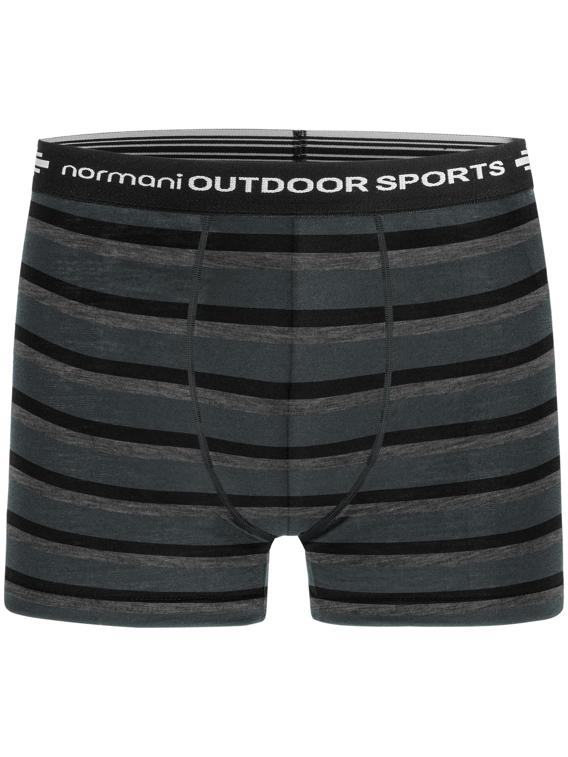 normani Boxershorts 'Adelaide' in Grau: Vorderseite