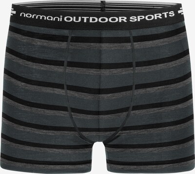 normani Boxershorts 'Adelaide' in anthrazit / schwarz, Produktansicht