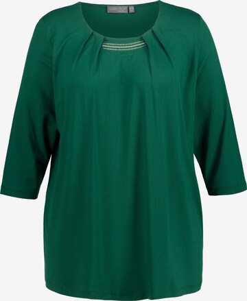 Ulla Popken Blouse in Green: front