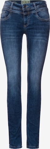 STREET ONE Slimfit Jeans in Blau: predná strana