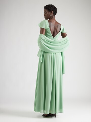 mascara Evening Dress in Green