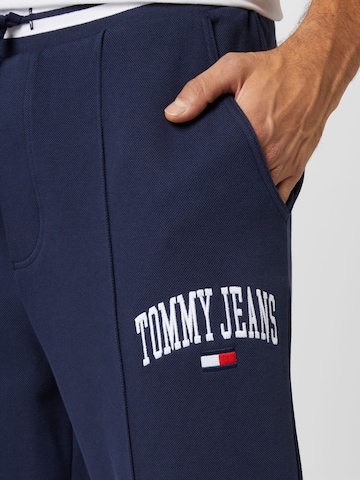 Tommy Jeans جينز واسع سراويل بلون أزرق
