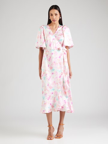 VERO MODA Платье в Ярко-розовый: спереди