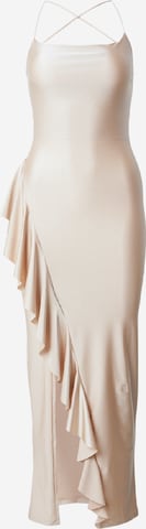 WAL G. Suknia wieczorowa 'GRACE' w kolorze beżowy: przód