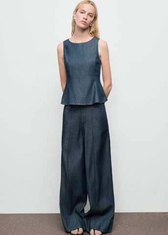 MANGO Wide leg Jeans 'Lua' in Blue