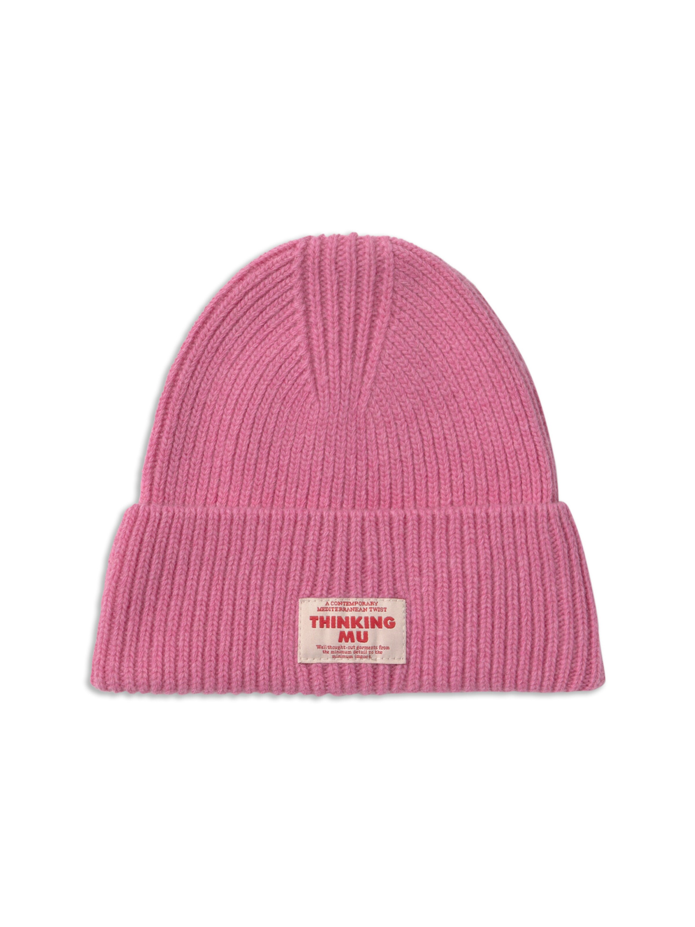 Thinking MU Шапка ' AMOR UNISEX' в Ярко-розовый: спереди