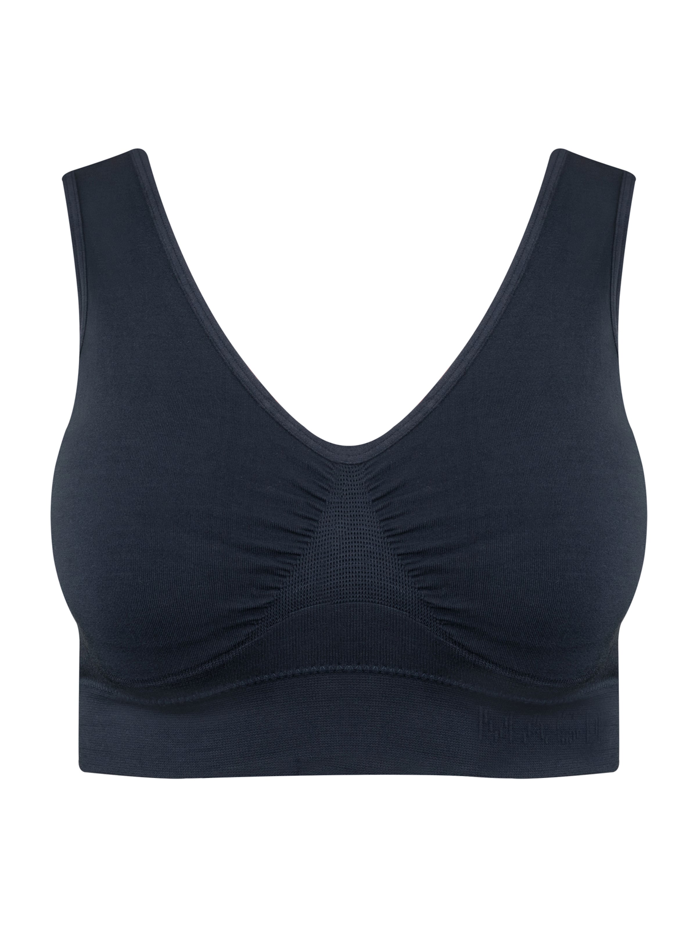 MAGIC Bodyfashion Бюстие Сутиен 'Bamboo' в синьо: отпред