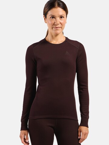 Base Layer 'ACTIVE WARM' ODLO en rouge